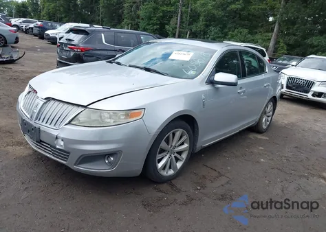 2009 Lincoln Mks z USA, uszkodzony, nr VIN 1LNHM93R59G605878